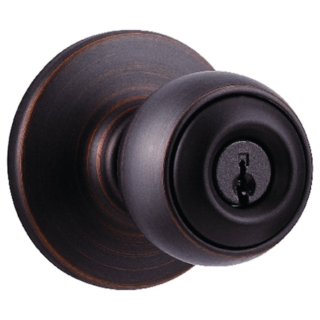 Kwikset Polo Venetian Bronze Entry Lockset 1-3/4 in. 94002-928